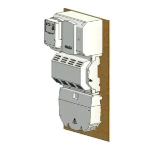 3D Model of Current Transformer Metering Chamber (CTMC) Direct coupled to Lucy Heavy Duty Cut-Out fitted with the Honeywell (Elster) A1700 MID High Voltage 5A CT/VT Connected Smart Meter (UK504-023_MID)