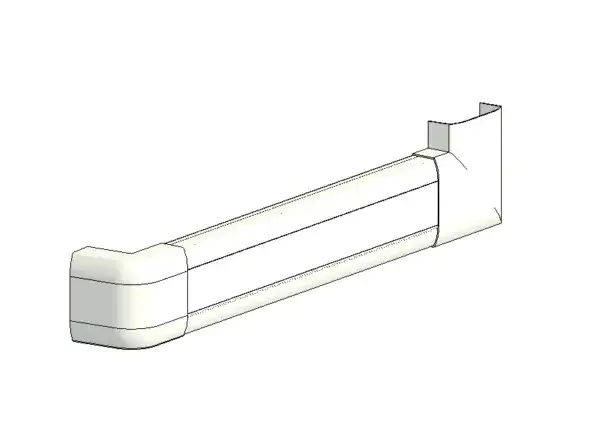 MK Prestige3D Dado assembly - option with flat bend up and external corner