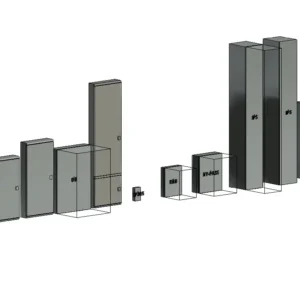 3D Parametric Model of Distribution Board - TPN & SPN