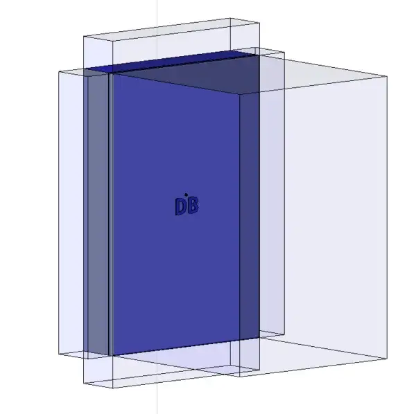 3D Parametric Model of Distribution Board - TPN & SPN