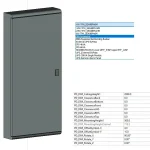 3D Parametric Model of Distribution Board - TPN & SPN