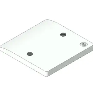 This is a UK-standard single blank plate
