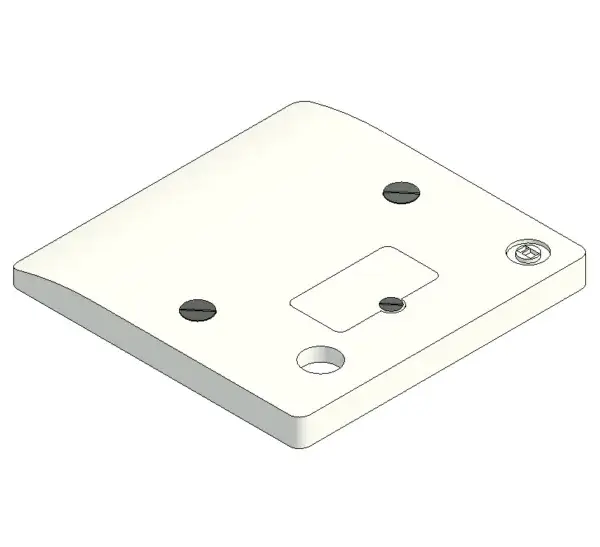 UK-standard 13Amp Unswitched Fused Connection Unit (Spur) with flex outlet