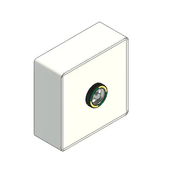 Project Design EEBS socket outlet Revit family, electrical fixture, view 2