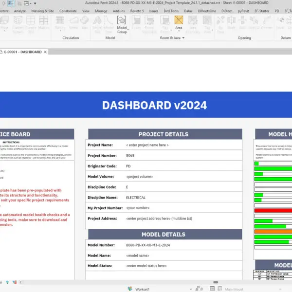 Revit Electrical Project Template 2024