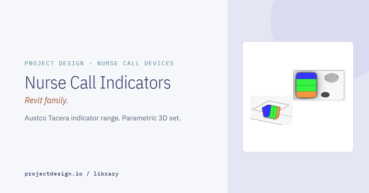 Revit Nurse Call Indicator Family | Austco