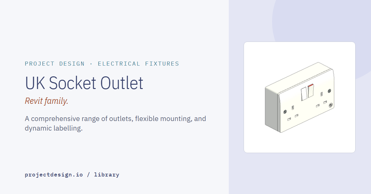 Revit UK Socket Outlet Family | MK Logic Range