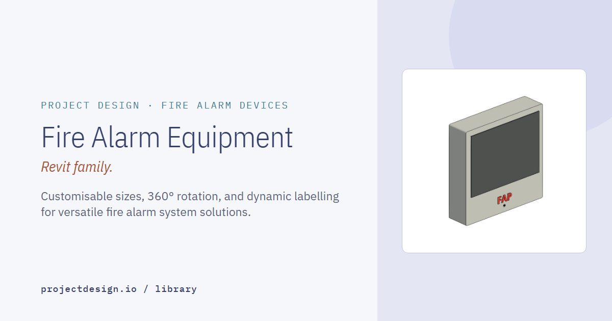 Fire Relay Module Revit Revit Fire Alarm Equipment Family | Parametric