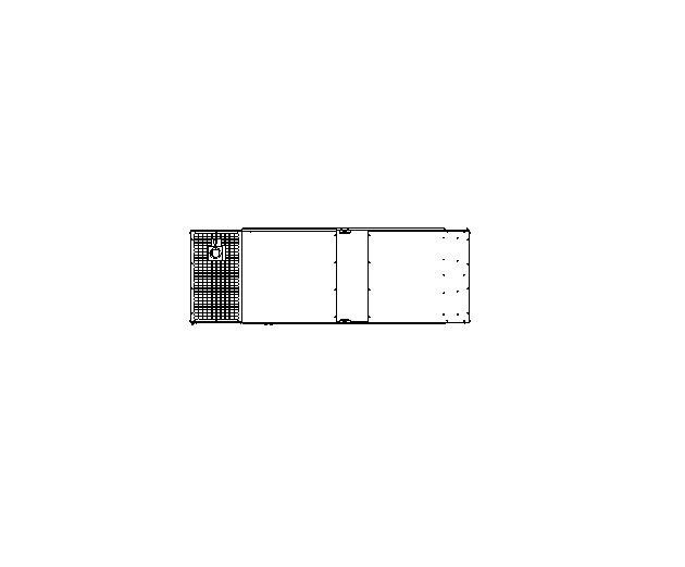 Revit plan view of the Rehlko D330 generator enclosure outline